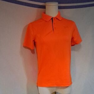 Under Armour Kids Orange Short Sleeve Polo Size YM